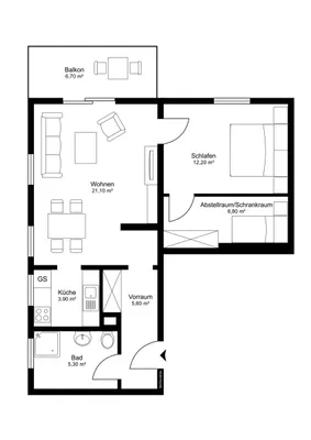 2-Zimmer-Wohnung kaufen in Sankt Johann im Pongau – 54,7 m², € 349.900 – Bild 14 von 14
