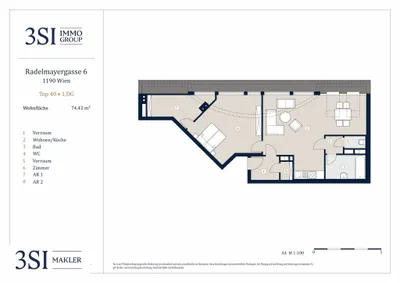 2-Zimmer-Wohnung kaufen in Wien – 74,42 m², € 475.000 – Bild 25 von 25
