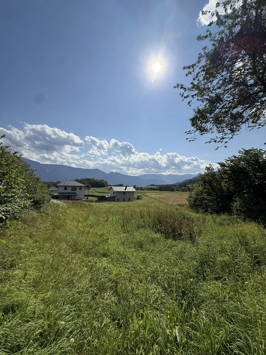 Sonniges Baugrundstück in Treffling - attraktive Lage mit Bebauungsvorschlag