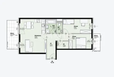 3-Zimmer-Wohnung kaufen in Wien – 69,03 m², € 527.800 – Bild 9 von 9
