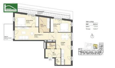 4-Zimmer-Gewerbeimmobilie kaufen in Wien – 85,05 m², € 375.001 – Bild 16 von 16