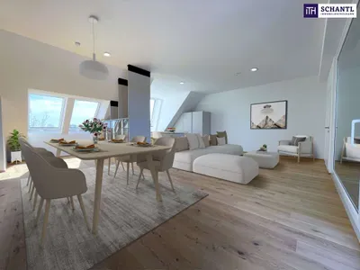 Penthouse-Exklusivität: 4-Zimmer-Refugium I allein auf einer Ebene I direkter Liftzugang I traumhaftes Panorama I Privatsphäre pur! – Bild 3