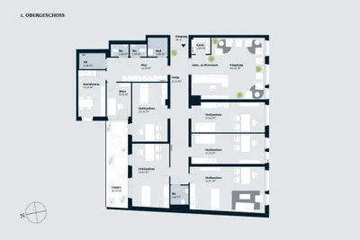 8-Zimmer-Gewerbeimmobilie kaufen in Wien – 239 m², € 1.747.100 – Bild 2 von 7