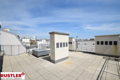 Dachgeschosswohnung auf 2 Etagen mit großer südseitiger Terrasse in der Stumpergasse! – Bild 3