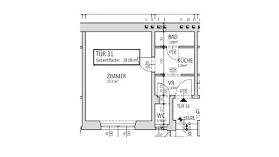 1-Zimmer-Wohnung kaufen in Wien – 28,08 m², € 135.000 – Bild 13 von 13