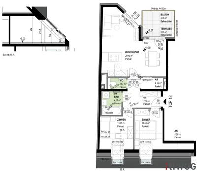 3-Zimmer-Wohnung kaufen in Wien – 74,78 m², € 690.100 – Bild 25 von 25