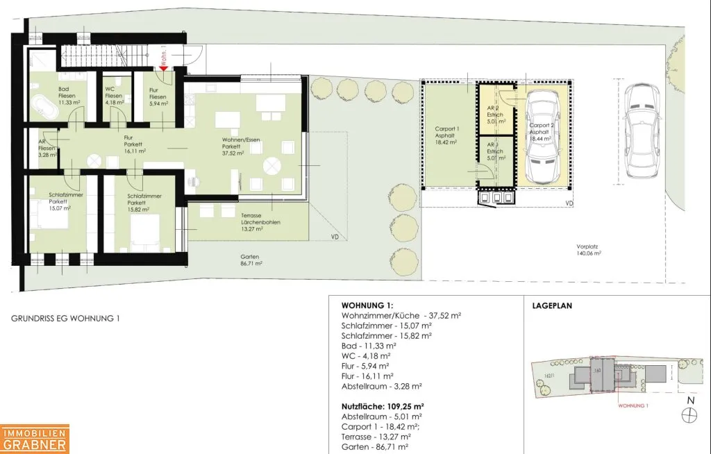 Belagsfertige - Exklusive 3-Zimmer-Wohnung in Pinsdorf zum Kampfpreis! - Ansicht 3