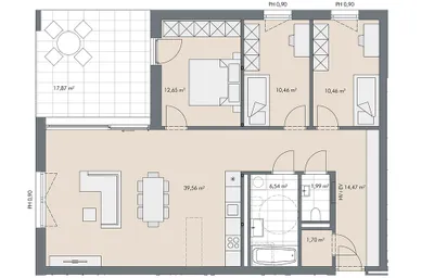 4-Zimmer-Wohnung kaufen in Kitzbühel – 97,83 m², € 831.300 – Bild 9 von 9