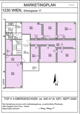 7-Zimmer-Gewerbeimmobilie mieten in Wien – 240 m², € 3.756 – Bild 22 von 22