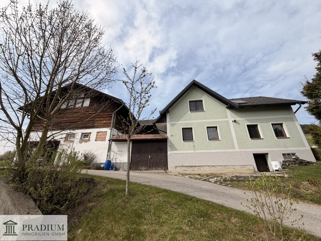 Exklusiver Pferdehof mit 2 Wohneinheiten, Reithalle & großem Grund in Hochneukirchen - Widok 2