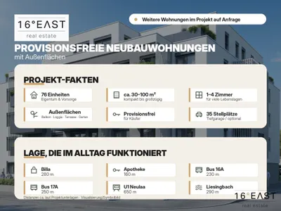 2-Zimmer-Wohnung kaufen in Wien – 43,4 m², € 289.695 – Bild 5 von 8