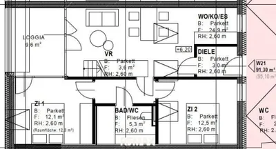 4-Zimmer-Wohnung kaufen in Graz-Umgebung – 108,03 m², € 420.000 – Bild 6 von 9