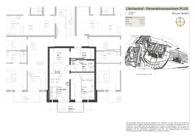2-Zimmer-Wohnung mieten in Sankt Johann im Pongau – 50,89 m², € 772 – Bild 2 von 6