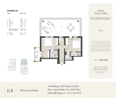 2-Zimmer-Wohnung kaufen in Villach Land – 41,04 m², € 251.040 – Bild 3 von 23