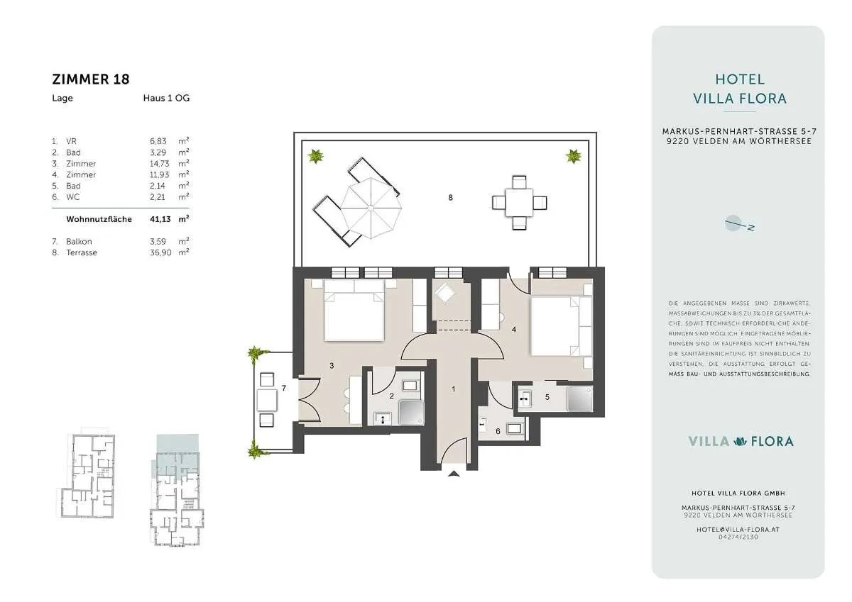 Apartment in Velden, Duel - Ansicht 3