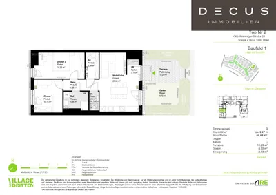 3-Zimmer-Wohnung mieten in Wien – 66,68 m², € 1.649 – Bild 15 von 15