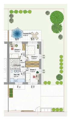 4-Zimmer-Haus kaufen in Baden – 97,05 m², € 349.000 – Bild 17 von 18
