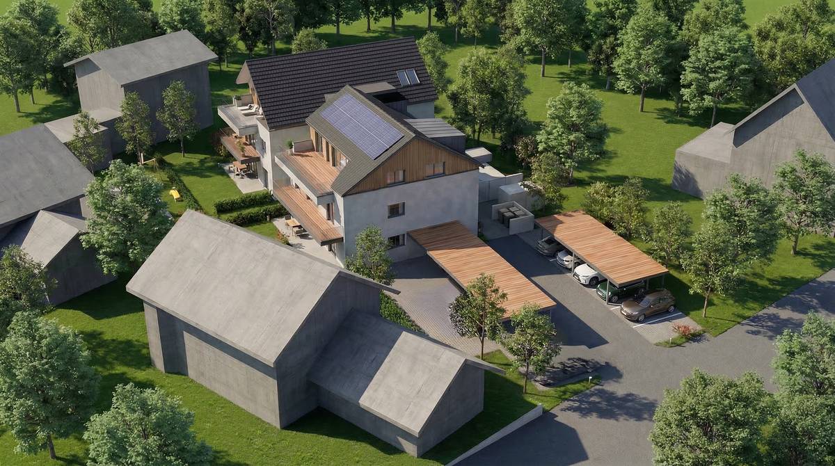 516TWO - Neubau Wohnungen Obertrum Seenähe, 20 Minuten nach Salzburg - Ansicht 2