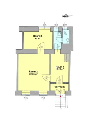2-Zimmer-Gewerbeimmobilie mieten in Sankt Pölten – 49 m², € 749 – Bild 10 von 10