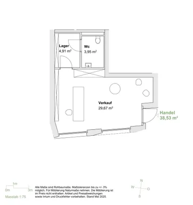 2-Zimmer-Gewerbeimmobilie kaufen in Innsbruck – 38,52 m², € 219.600 – Bild 4 von 4
