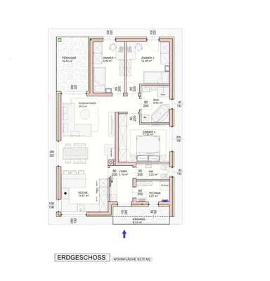 4-Zimmer-Haus kaufen in Leibnitz – 93,7 m², € 369.000 – Bild 5 von 8