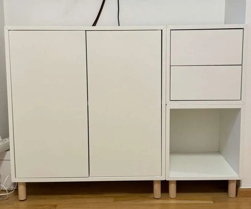 Ikea Eket Kommode mit Türen und Schubladen, weiß, € 100,- (1230 Wien)