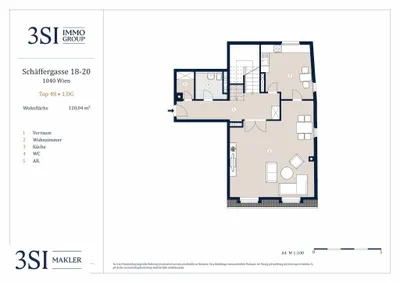 3-Zimmer-Wohnung kaufen in Wien – 120,04 m², € 990.000 – Bild 16 von 17