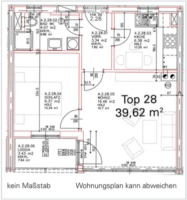 2-Zimmer-Wohnung kaufen in Urfahr-Umgebung – 39,62 m², € 185.000 – Bild 12 von 12
