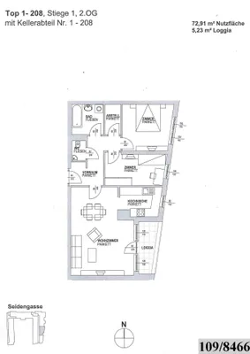 3-Zimmer-Wohnung mieten in Wien – 78,14 m², € 1.599 – Bild 12 von 13