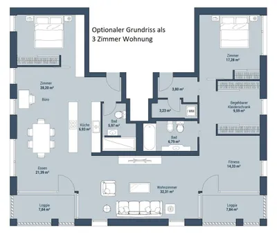 2-Zimmer-Wohnung mieten in Wien – 153 m², € 3.500 – Bild 14 von 14