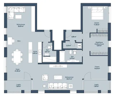 2-Zimmer-Wohnung mieten in Wien – 153 m², € 3.500 – Bild 13 von 14