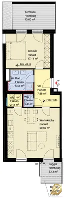 2-Zimmer-Wohnung kaufen in Wien – 63,91 m², € 549.000 – Bild 34 von 36