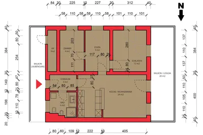 4-Zimmer-Wohnung kaufen in Vöcklabruck – 65 m², € 205.000 – Bild 15 von 16