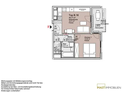 2-Zimmer-Wohnung kaufen in Wien – 40,77 m², € 260.000 – Bild 10 von 10