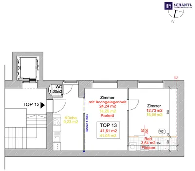 2-Zimmer-Wohnung kaufen in Wien – 41,61 m², € 189.000 – Bild 10 von 10