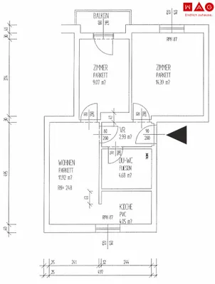 2-Zimmer-Wohnung mieten in Vöcklabruck – 47,04 m², € 378 – Bild 6 von 6