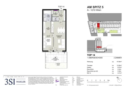2-Zimmer-Wohnung kaufen in Wien – 47,8 m², € 292.400 – Bild 6 von 6