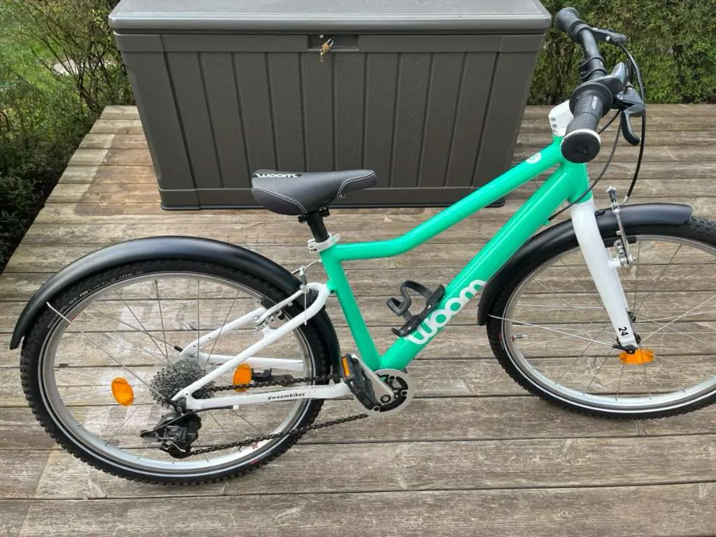 vorderradbremse hollandrad BIKESTAR Alu Kinderfahrrad ab 4 Jahre | 16 Zoll City Retro Bike mit Korb und V-Bremse, | Blau Frame colour:Stone grey SUAOKI Fahrradcomputer Kabellos Fahrradtacho Aero helmet