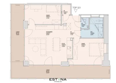 3-Zimmer-Wohnung mieten in Wien – 76,3 m², € 2.900 – Bild 20 von 20