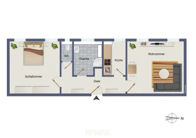 Wohnung mieten in Graz – 55 m², € 690 – Bild 9 von 9