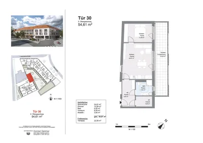2-Zimmer-Wohnung mieten in Weiz – 54,61 m², € 860 – Bild 3 von 4
