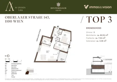 3-Zimmer-Wohnung kaufen in Wien – 80,52 m², € 545.000 – Bild 4 von 4