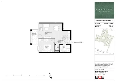 2-Zimmer-Wohnung kaufen in Wien – 52,39 m², € 469.800 – Bild 10 von 10