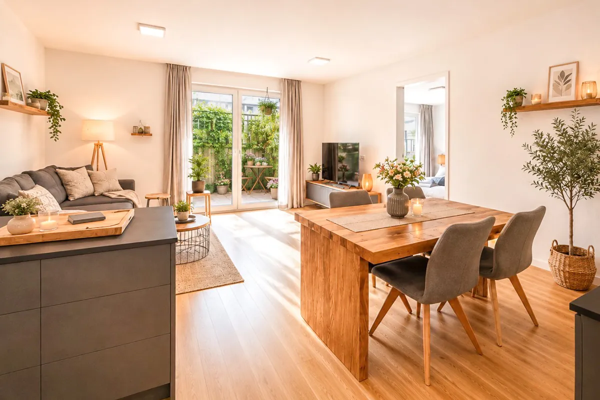 Barrierefreie Neubauwohnung im Altbau mit großer Terrasse - Ansicht 3