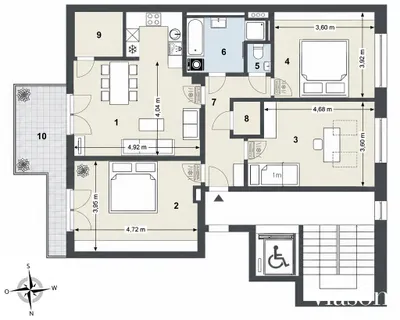 4-Zimmer-Wohnung mieten in Wien – 94,21 m², € 2.212 – Bild 5 von 57