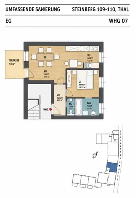 Wohnung mieten in Graz-Umgebung – 46,03 m², € 544 – Bild 5 von 5