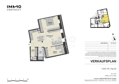 3-Zimmer-Wohnung kaufen in Wien – 67,75 m², € 439.000 – Bild 11 von 11