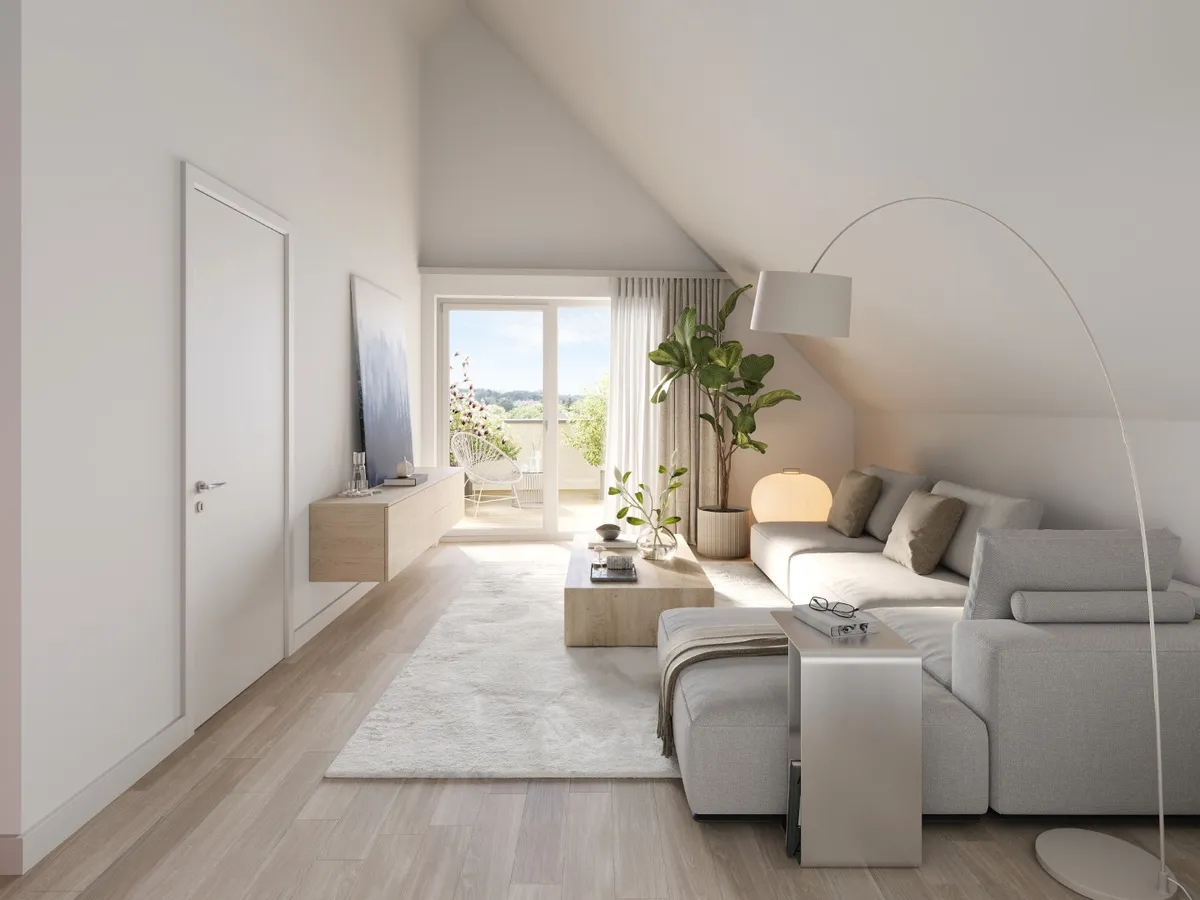 PROVISIONSFREI - Ihr neues Zuhause über den Dächern - Erstbezug 3-Zimmer-Wohnung mit Balkon & Loggia - Eigentum - 3 Zimmer - Ansicht 2