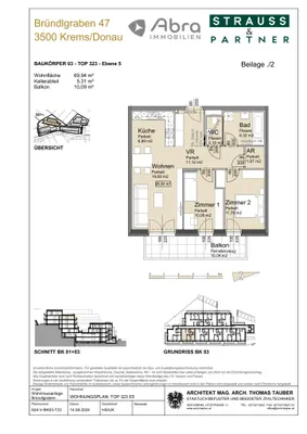 3-Zimmer-Wohnung mieten in Krems an der Donau – 69,94 m², € 1.349 – Bild 29 von 30