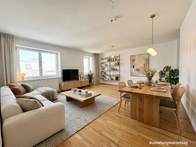 Stilvolle 3-Zi-Dachgeschoßwohnung mit Terrasse & Einbauküche in 1100 Wien, 99m², 1.595EUR – Bild 2
